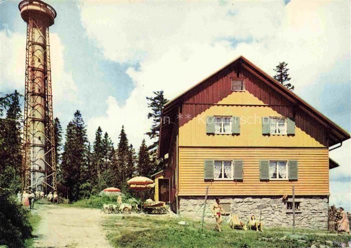 Hochfirst Titisee Lenzkirch Saig Turm Rasthaus Hochfirst Aussichtsturm Hochschwa