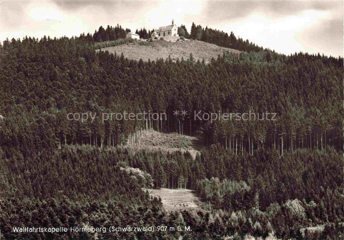 Hoernleberg Winden Elztal Wallfahrtskapelle Hoernleberg Schwarzwald Nadelwald Hu