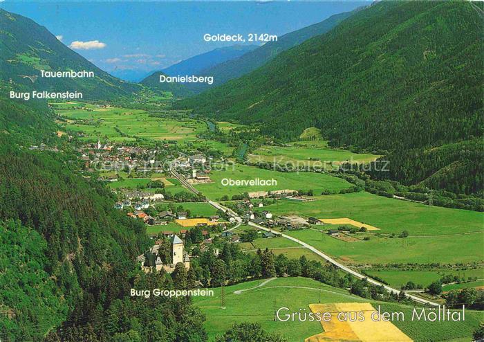 Obervellach Moelltal Kaernten AT Moelltal Burg-Groppenstein Burg-Falkenstein Gol