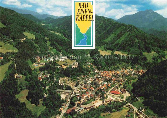 Bad Eisenkappel-Vellach Kaernten AT Kurort Luftkurort Dorf Alpen Wald Berge Obir
