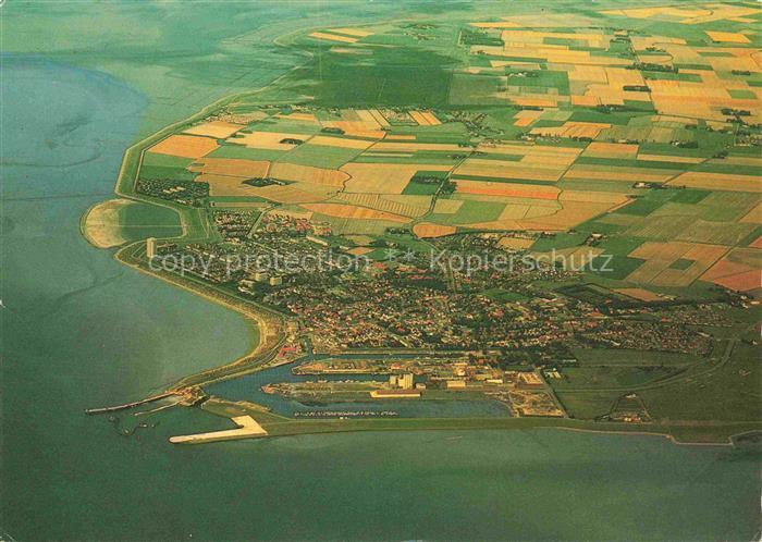 BueSUM Nordseebad Schleswig-Holstein Luftbild Nordseeheilbad Hafen Nordsee Kuest