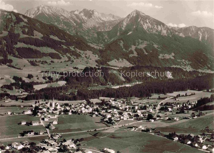 Fischen Allgaeu Bayern Luftbild Allgaeu Entschenkopf Nebelhorn Rubihorn Alpendor