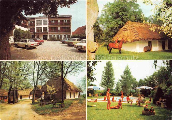 Heiligenbrunn Burgenland AT Hotel-Pension-Krutzler Weinkeller Strohgedecktes-Kel
