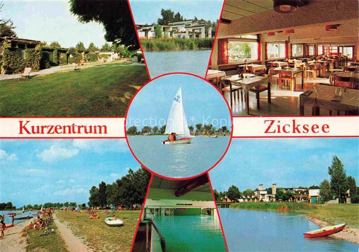 Sankt Andrae Zicksee Burgenland AT Kurzentrum Zicksee Segeln Strand Badestrand H
