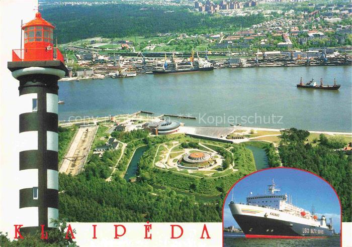 KLAIPEDA Memel Lithuania Hafen Leuchtturm Faehre Kaunas LISCO-Baltic-Service Flu