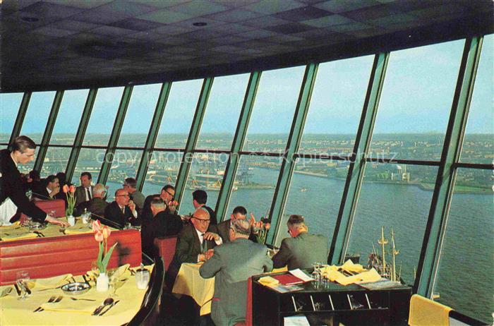 ROTTERDAM  Zuid-Holland NL Euromast Café-Restaurant Panorama Hafen Skyline Gaest