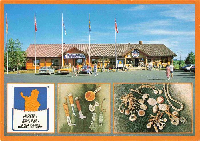 Juoksenki Suomi Tuomaan-Paja Arctic-Circle Polarkreis Souvenirshop Schmuck Knoch