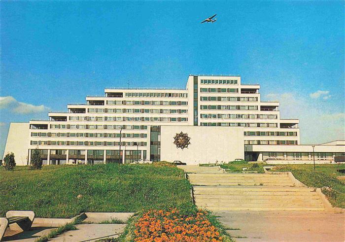 Mockba Moscow Motel-Solnechny Camping Sowjetarchitektur Flugzeug Treppe Blumen H