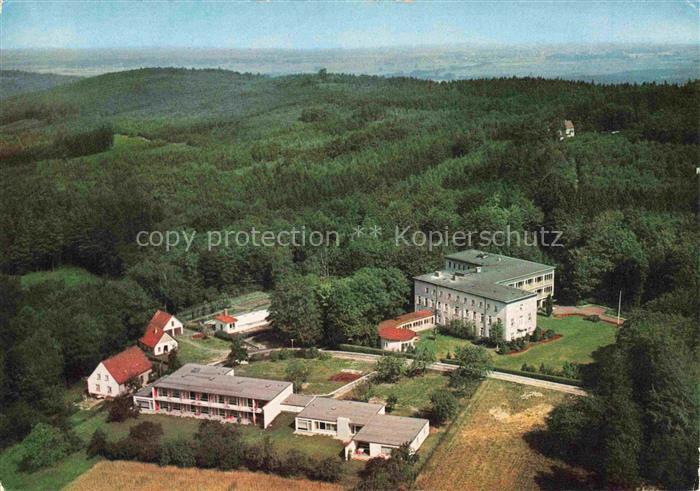 Bad Essen Niedersachsen Berghof-Kurklinik Kurklinik Wald Luftaufnahme Gebaeude H