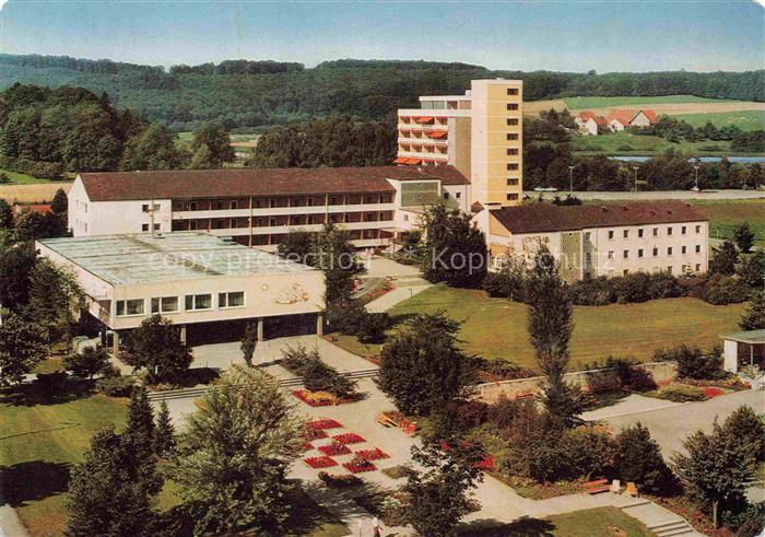 Bad Schussenried Parksanatorium Zellerseebad Zellerhof Hochhaus Gartenanlage Luf
