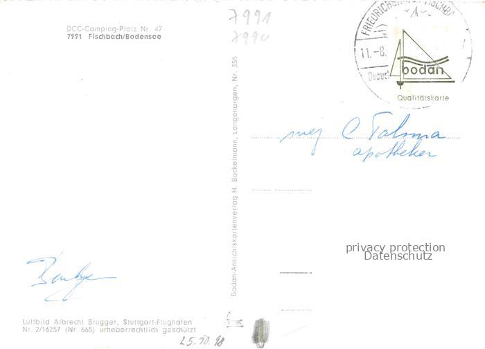 Fischbach Friedrichshafen Bodensee BW Camping Bodensee Pfaender Hoher-Iten Dieda – Bild 2