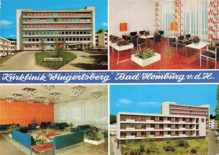 BAD HOMBURG von der Hoehe Hessen Kurklinik-Wingertsberg Klinik Foyer Aufenthalts