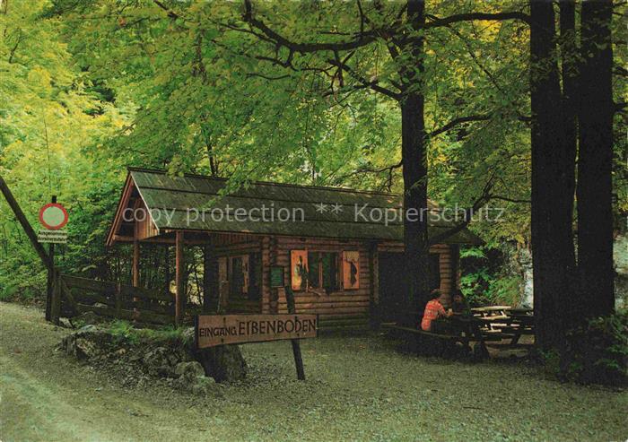 Oetscher Naturpark-oetscher Tormaeuer Eingang-Eibenboden Holzhuette Wald Herbst
