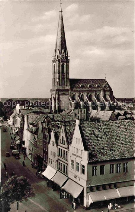 LueNEBURG  Niedersachsen St-Nikolaikirche Kirchturm Gotik Marktplatz Grote Gesch