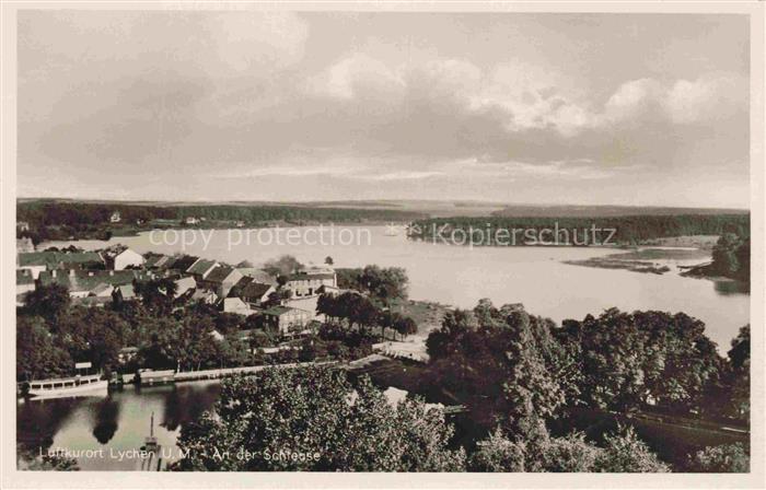 Lychen Uckermark Brandenburg Schleuse See Luftkurort Dorf Wald Ufer Kanal