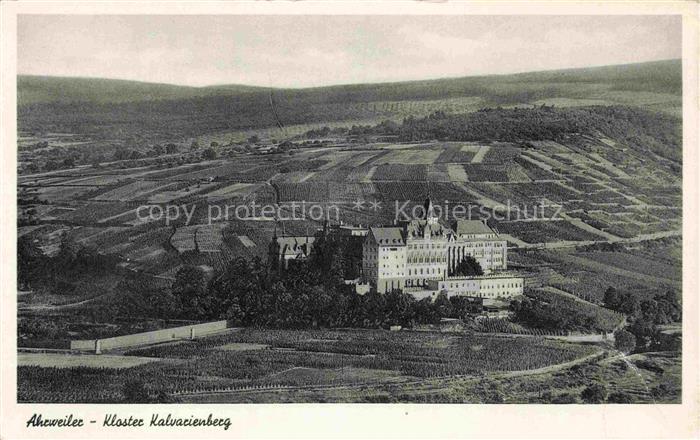 Ahrweiler BAD NEUENAHR-AHRWEILER Kloster Kalvarienberg Weinberge Huegel Wald Fel
