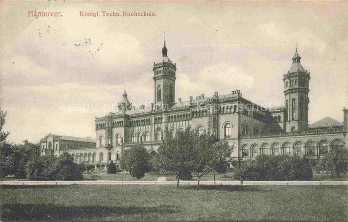 Badenstedt HANNOVER Technische-Hochschule Hannover Gruenderzeit Tuerme Fassade P