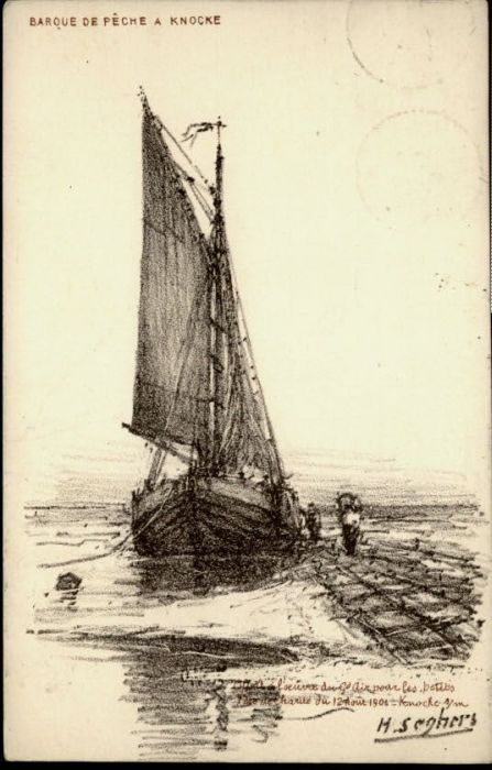 Knocke Barques de peche