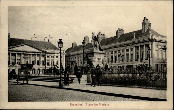 Bruxelles Bruessel Place des Martyrs