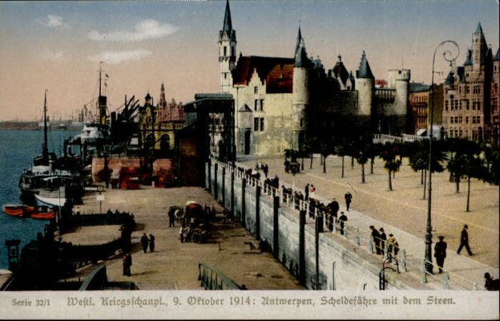 Antwerpen Anvers Antwerpen Scheldefaehre Stehen