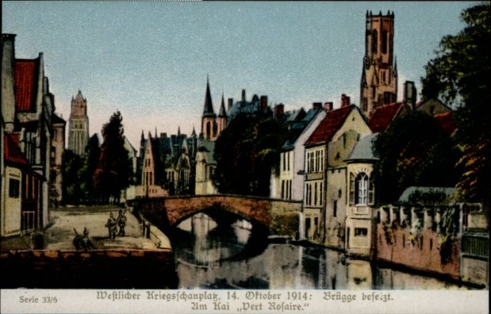 Bruges BRUGGE Belgie Kai Vert Rofaire