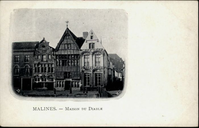 Malines Mechelen Flandre Malines Maison Diable
