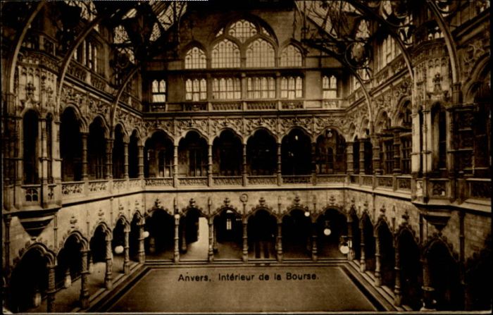 Anvers Antwerpen Anvers Interieur Bourse