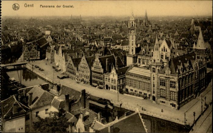 Gent Gand Flandre Gent Graslei