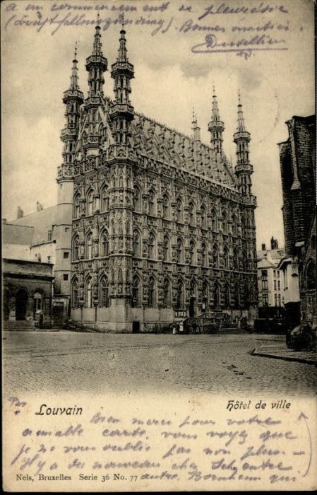Louvain Flandre Louvain Hotel de Ville