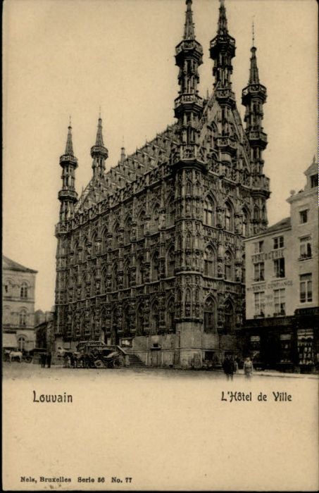 Louvain Flandre Louvain Hotel de Ville