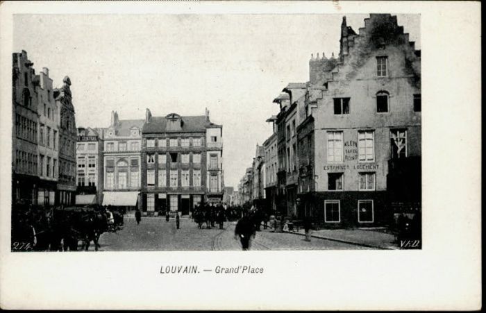 Louvain Flandre Louvain Grand Place