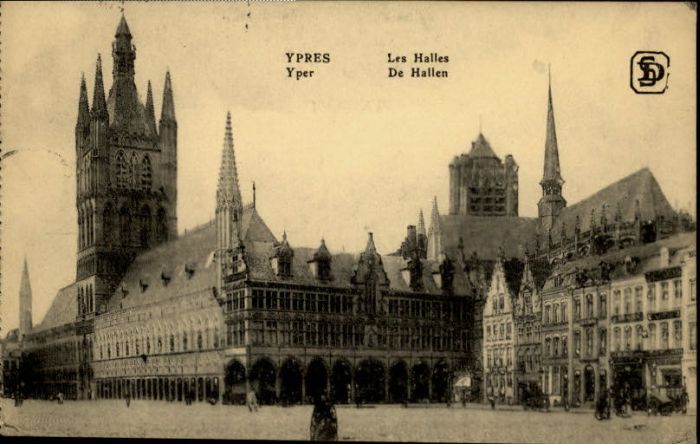 Ypern Ypres Ypres Yper Halles