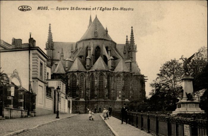 Mons Hainaut Mons Square St. Germain Eglise Ste. Waudru