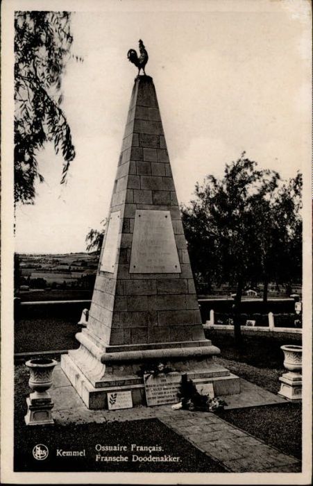 Kemmel Ossuaire Francais Fransche Doodenakker