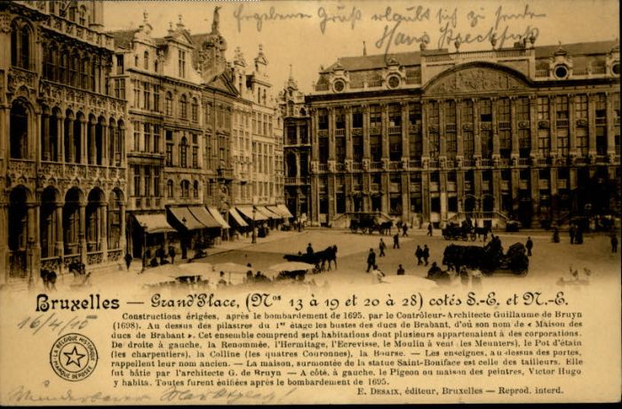 Bruxelles Bruessel Grand Place