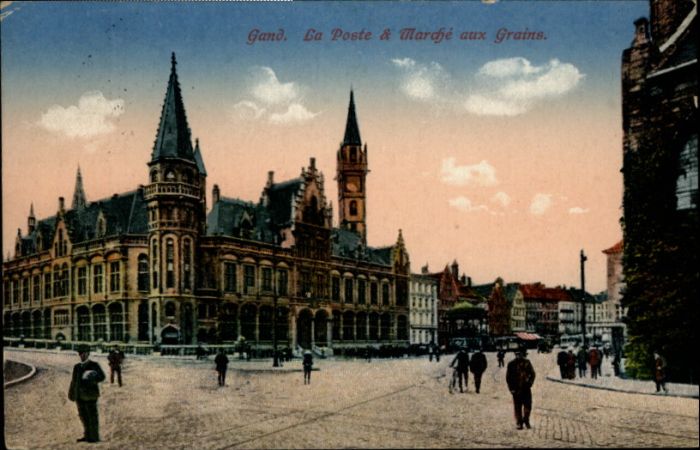 Gand Belgien Gand Poste Marche aux Grains