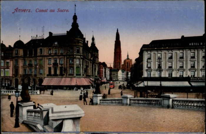 Anvers Antwerpen Anvers Canal au Sucre