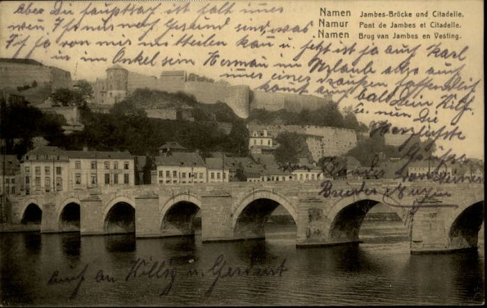 Namen Namur Jambes-Brücke Citadelle