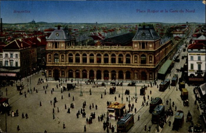 Bruxelles Bruessel Place Rogier Gare