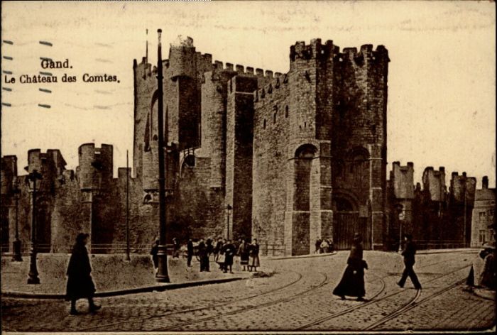 Gand Belgien Gand Chateau Comtes