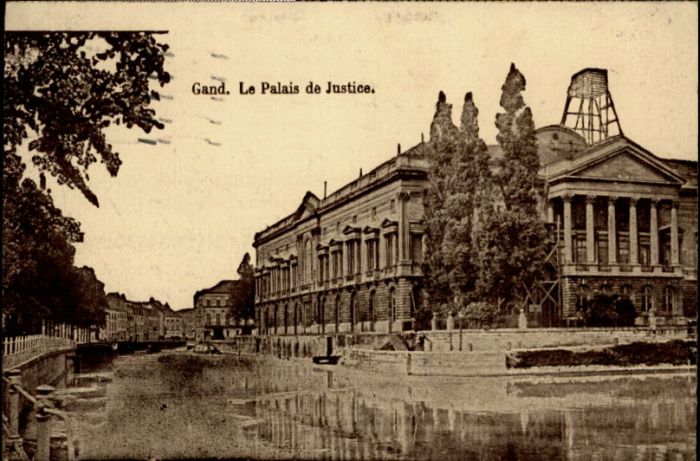 Gand Belgien Gand Palais Justice