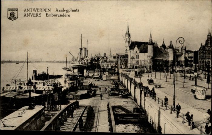 Antwerpen Anvers Aanlegplaats Embarcadere