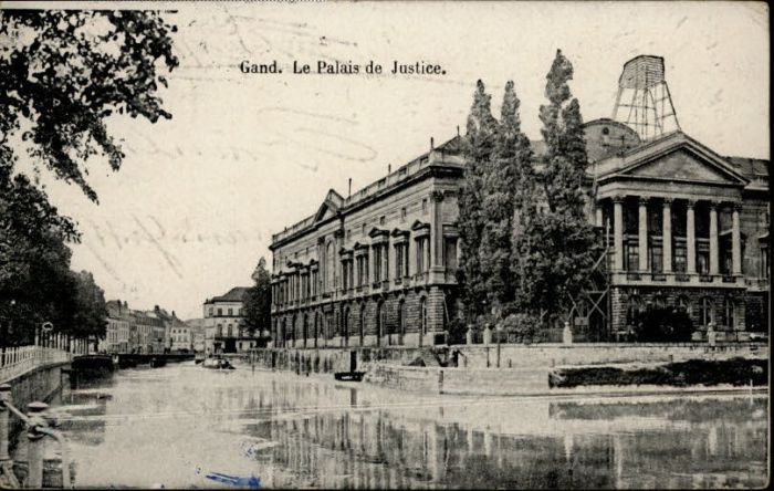 Gand Belgien Gand Palais Justice