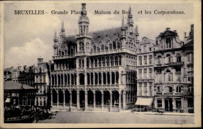 Bruxelles Bruessel Maison du Roi Corporations Grand Place
