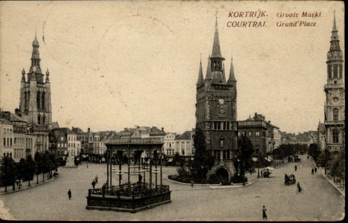 Kortrijk West-Vlaanderen Kortrijk Courtrai Groote Markt Grand Pl