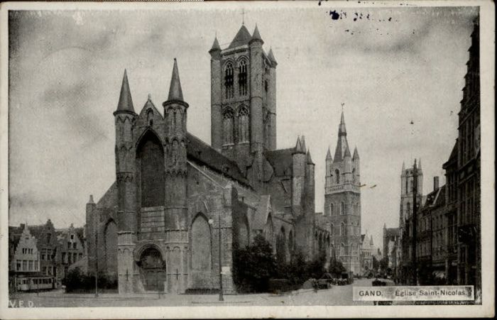 Gand Belgien Gand Eglise Saint Nicolas