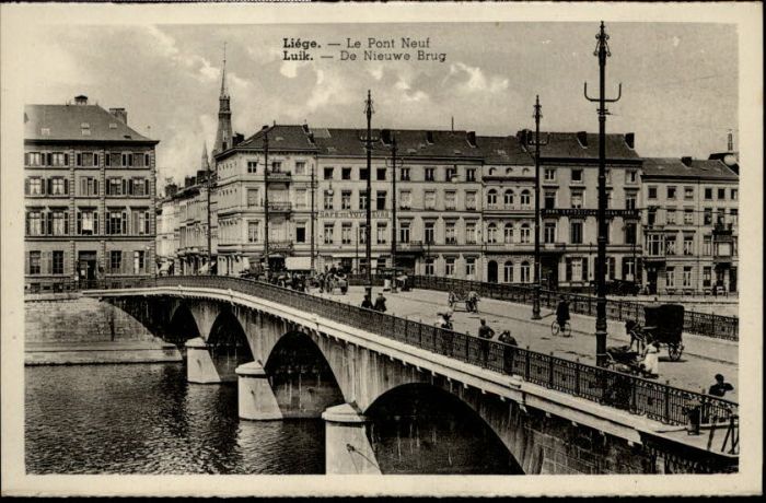 Liege Luettich Liege Luik Pont Neuf Nieuwe Brug