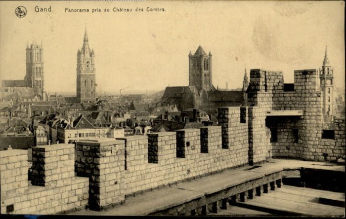 Gand Belgien Gand Chateau Comtes