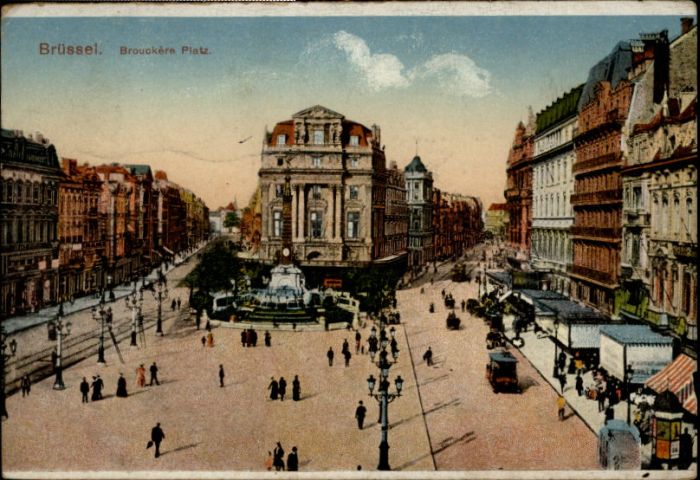 Bruessel Bruxelles Brouckere Platz