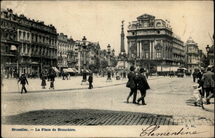 Bruxelles Bruessel Brouckere Place